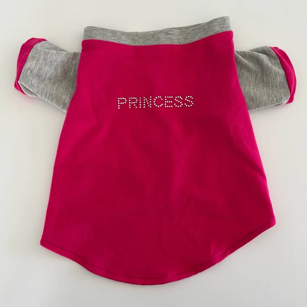 🦋 5/$25 - Hip Doggie Princess Shirt - Size XL